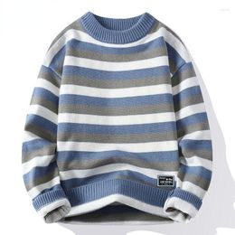 Men's Sweaters 2023 Fashion High End Designer Brand Mens Knit Pullover Sweater Round Neck Autum Winter Casual Jumper Clothes Z14