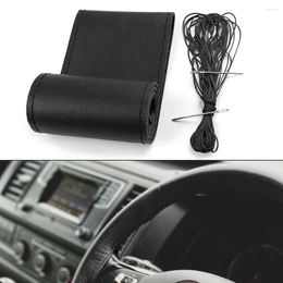 Steering Wheel Covers 38cm Cover Leather Universal Unique Decoration For All Car