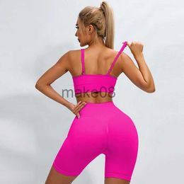 Women's Tracksuits Seamless Yoga Set Shorts Women Fitness Suit for Sports Sets Gym Wear Workout Clothes for Woman Sportswear Sport Outfit Ladies J230720