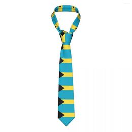 Bow Ties Tie For Men Formal Skinny Neckties Classic Men's Bahamas Flag Wedding Gentleman Narrow