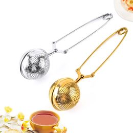 New Tea Infuser Stainless Steel Teapot Tea Strainer Ball Coffee Vanilla Spice Filter Diffuser Household Coffee Tea Set Accessories 0720