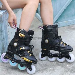 Inline Roller Skates Professional Speed Inline Roller Skates Woman Man Kids Adult Sliding Skating Shoes Sneakers Outdoor patins 4 rodas Size 30-44 HKD230720