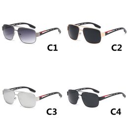 Brand Design Classic Sunglasses Men Driving Square Metal Frame Sun Glasses Male Goggle Gafas De Sol