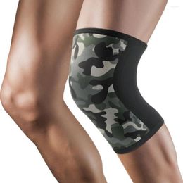 Knee Pads 7mm Camouflage Neoprene Sports Kneepads Compression Weightlifting Pressured Crossfit Training For Bench Press