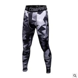 New Casual 3D printing Camouflage Pants Men Fitness Mens Joggers Compression Pants Male Trousers Bodybuilding Tights Leggings For 257d