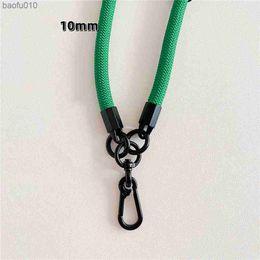 10mm Shoulder Strap Lanyard Street Anti-Theft Necklace Cord Trendy Mobile Phone Accessories L230619