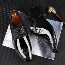 Dress Shoes 2021 Leather Shoes Men Formal Dress Shoes Classic Flat Breathable Shoes Luxury Business Office Wedding Dress Shoes for Men L230720