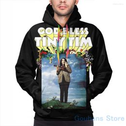 Men's Hoodies Mens Sweatshirt For Women Funny God Bless Tiny Tim Print Casual Hoodie Streatwear