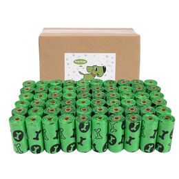 kennels pens 1060 Rolls Green Orange Dog Poop Bag Waste Dispenser for Outdoor Home Clean Refill Garbage Bags 230720