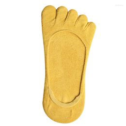 Women Socks Women'S Toe Non-Slip Silicone Split Summer Cotton Breathable Invisible Ship Ultra-Thin Shallow