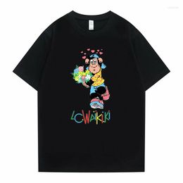 Men's T Shirts Lc Waikiki Monkey With Flowers Merchandise Tshirt Funny Graphic Print T-shirt Men Women Brand Tee Mens Cotton