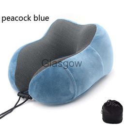 Seat Cushions Headrest Cushion Travel Healthcare Insert Drop Shipping Memory Foam Airplane Neck Rest Pillows x0720