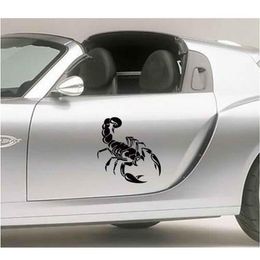 Car Stickers Scorpion Decals Hood Scratches Cover Front Rear Bumper Scratch Marks Films241I