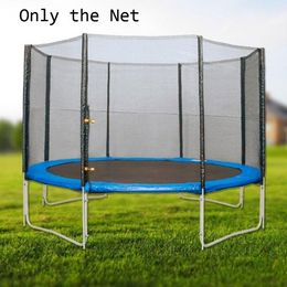 Trampolines 4-8ft Outdoor Trampoline Protective Net For Kid Children Anti-fall Polyethylene Trampoline Jump Pad Safety Net Protection Guard 230720