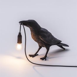 Bird Table Lamp Italian Seletti light Bird Led Desk lamp Animal Lucky bird Living Room Bedroom Bedside lamp Home Decor Fixtures 10293M