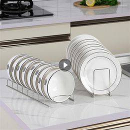 Storage Bags 2pc Kitchen Organiser Stainless Steel Dish Bowl Rack Drying Shelf Utensil Cutlery Drainer 8 Slots Holder