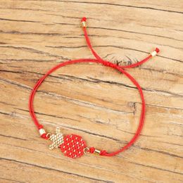 Link Bracelets YASTYT Miyuki Pineapple Charm Summer Fashion Jewelry Beaded For Women Friendship Jewellery GIft