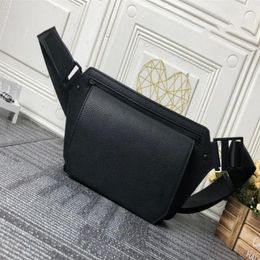 Fanny pack bag black Aerogramme Slingbag Designer New Grained Calfskin Genuine Leather Sling Bag wallet M59625 M57081 Mens Message W303k