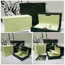 2019 new Green Brand Watch Original Box Papers Card Purse Christmas Gift Boxes Handbag 0 7KG For top Watches box2744