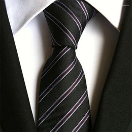 Bow Ties Classic Men's Tie Solid Colour Stripe Plaid Print Silk Jacquard Neck Accessories Daily Wear Cravat Wedding Party Gift
