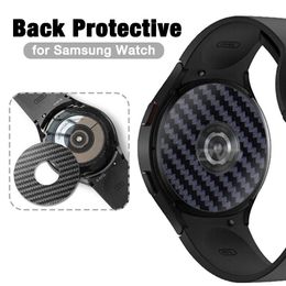 Carbon Fibre Sticker back film for Samsung Galaxy Watch Classic 4 40mm 42mm 44mm 45mm 46mm Smartwatch Protective Accessories