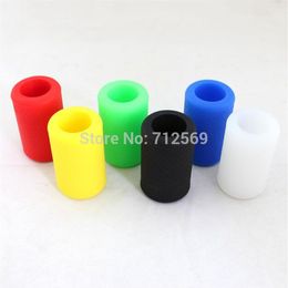 Whole-Pro Tattoo Grip Cover Soft Silicone 6 Colours high quality tattoo Rubber Grip for tattoo grip 22mm 25mm grips shippi282i