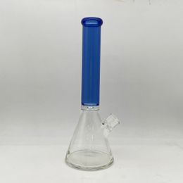 Colorful Beaker Glass Bong with thick base Popular High Quality Water Pipes Perc Glass Bong Wholesale for Adult