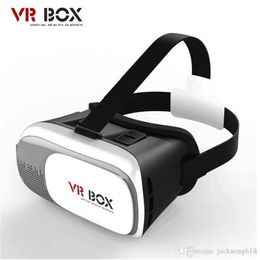 VR Box 3D Glasses Headset Virtual Reality phones Case Google Cardboard Movie Remote for Smart Phone VS Gear Head Mount Plastic VRB222A