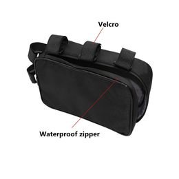 Bags 25x15x8cm Bicycle Bike Tube Frame Pack Bag Case Battery Liion Tool Box Storage Hanging Waterproof Convenience for Bicycle