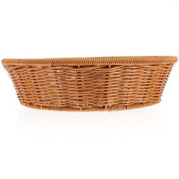Dinnerware Sets Basket Decorative Baskets Shelves Kitchen Storage Large Round Sundries Holder