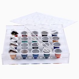 Acrylic 20 Holes Powder Filling Board Manual Machine For Making Empty Coffee Capsules Disposable Pods317t