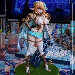 Anime Manga 26cm VERTEX Anime Girl Figure Elf Village 8th Villager Cecile 1/6 PVC Action Figure Toy Statue Collection Model Doll