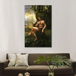 Religious Art Leonardo Da Vinci Painting Bacchus Circa 1695 Hand Painted Classical Artwork Home Decor