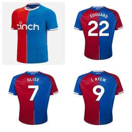 2023- 2024 OLISE Crystal Soccer Jerseys home Top Football shirt Kit BENTEKE SCHLUPP MATETA EDOUARD GALLAGHER