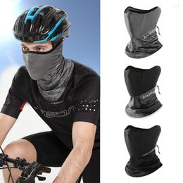 Bandanas Summer Sunscreen Mask Outdoor UV Protection Riding Breathable Mountaineering Fishing Scarf Headband Silk