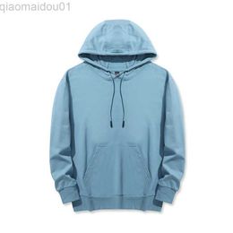 Men's Hoodies Sweatshirts MRMT 2023 Brand Loose Drop Shoulder Sleeve Hoodie Pure Cotton Terry Men's Hood Men's Hoodies Sweatshirts Hoodie Sweatshirt Tops L230721