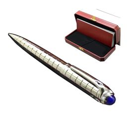 YAMALANG 5a High Quality Silver Black Ballpoint Pen Excellent Office Stationery Supplies Fashion Write Refill Pens For Birthday 269d