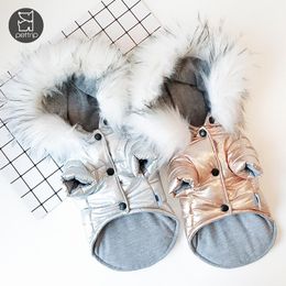 Shoes Luxury Winter Dog Jacket Puppy Dog Clothes Dog clothes autumn and winter two feet dog coats thick dog clothes super warm jackets