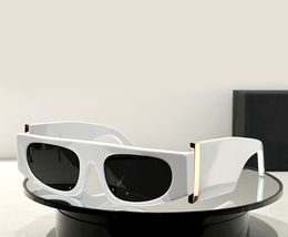 Large Sunglasses White/Dark Grey Lens Big Frame Glasses Unisex Summer Shades Sunnies UV protection Eyewear with Box