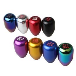 Shift Knob Universal Car 5 Speed Aluminum Weighted Gear Short Shifter2726