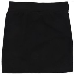 Skirts Womens Sexy Mini Skirt Girls Slim Seamless Stretch Tight Short Fitted Black