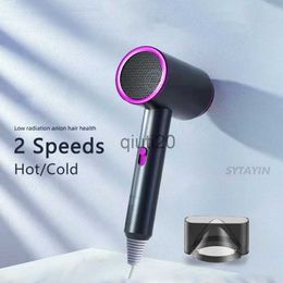 Electric Hair Dryer 4 Gears Strong Wind Hair Dryer For Household Hot Cold Portable Power Hair Dryer Personal Anion Hairs Care With Nozzle Blow Drier x0721