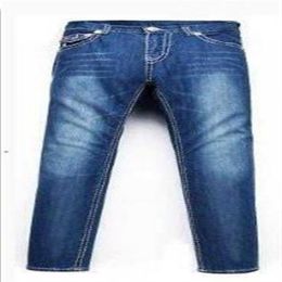 Nuovi jeans True Elastic Mens Revival Jeans Crystal Studs Pantaloni in denim Pantaloni firmati Taglia uomo 30-40181O