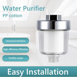 Kitchen Faucets 2pcs Water Outlet Purifier Universal Faucet Filters For Bathroom Shower Filter PP Cotton Accessories