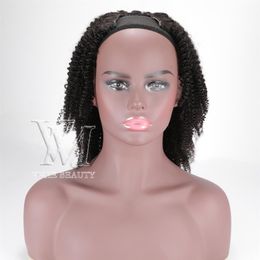 VMAE 130 % 150 % 180 % Dichte U-Teil-Perücken 4A Virgin Cuticle Aligned Natural Black Indian Echthaar für Frauen205k
