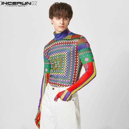 Men's Sweaters 2023 Spring Men's T-shirt Long Sleeve Gloves Fitness Top Grade T-shirt Street Fit Camisetas Casual Turtle Neck T-shirt S-5XL Z230721