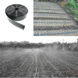 50 100 200 Metres Roll Watering System Flat Drip Line Garden Soft Drip Tape Irrigation Kit N45 1'' 3 Hole Hose1250q