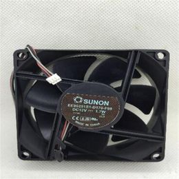 SUNON EE80251S1-D170-F99 80 80 25 1 7W EP6127 12V 3 line projector cooling fan331a