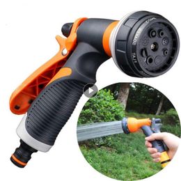 Watering Equipments Gun High Pressure 8 Modes Garden Spray Irrigation Nozzle Plant Lawn Yard Sprinkler Cleaning 230721