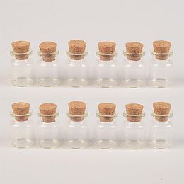 22x30x12 5 mm 5 ml Clear Transparent Mini Glass Bottles With Cork Empty Small Glass Jars Little Wishing Bottles Pendants 100 pcs268o